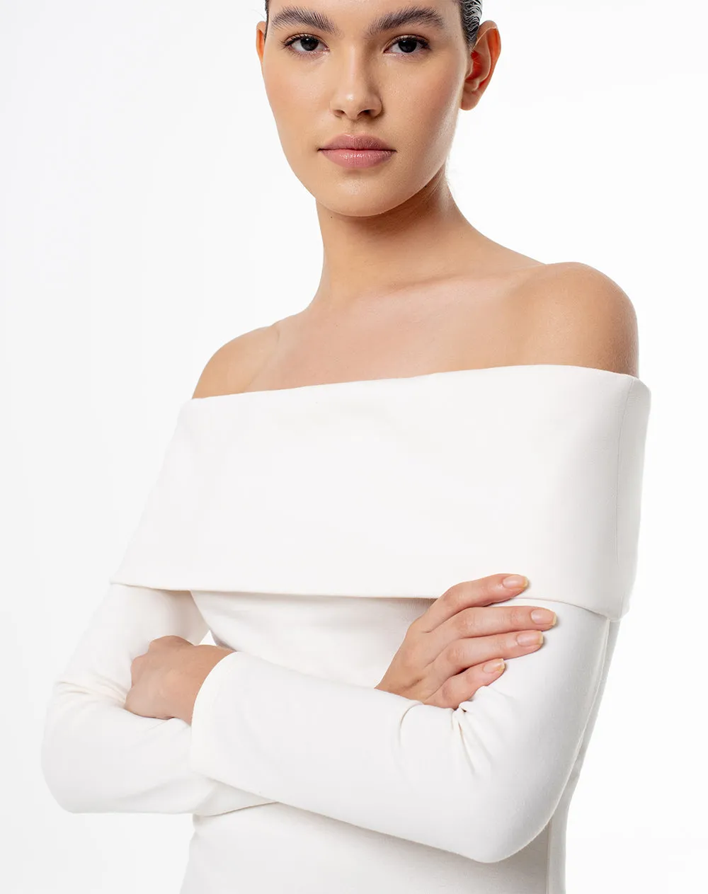 Camiseta fitted fit manga larga vainilla sold by Gef product image thumbnail 3