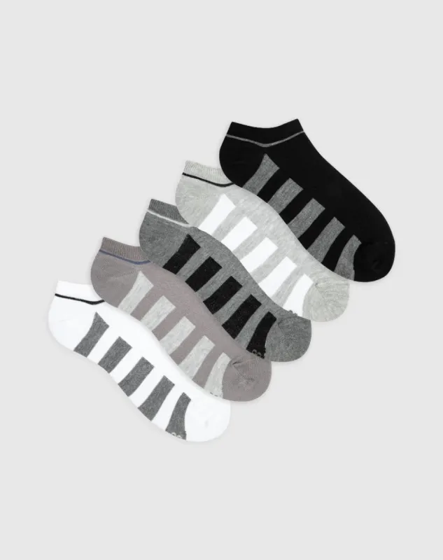 Medias deportivas hombre tobillera corta pack x5 surtido sold by Gef