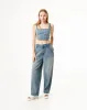 Jean relaxed fit tiro medio indigo sold by Gef