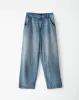 Jean relaxed fit tiro medio indigo sold by Gef