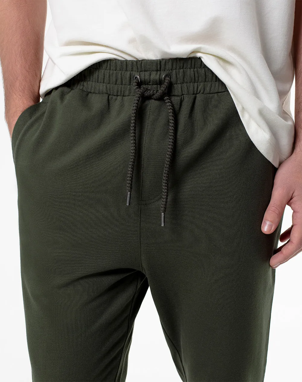 Jogger relax algodón verde hombre sold by Gef product image thumbnail 4