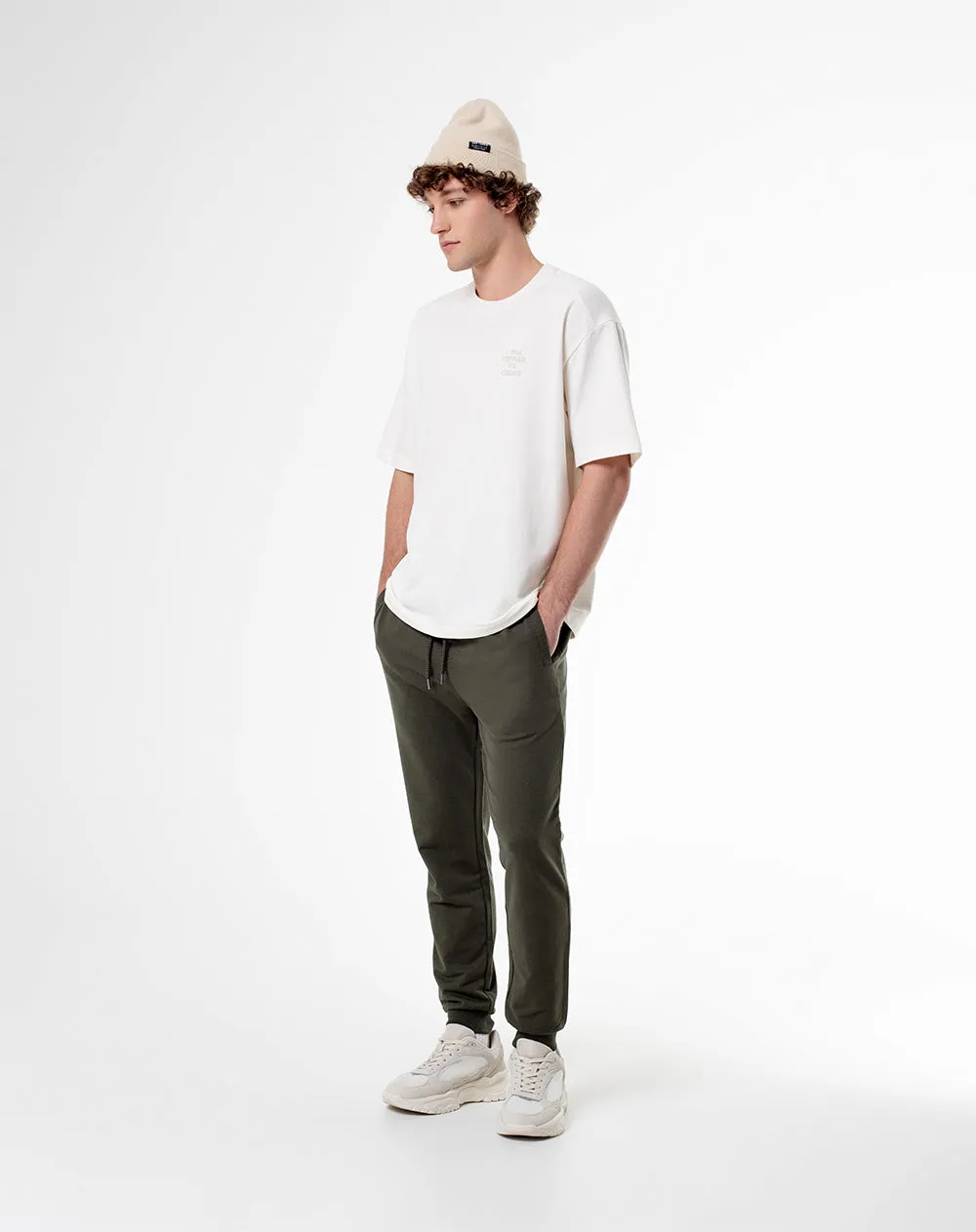 Jogger relax algodón verde hombre sold by Gef