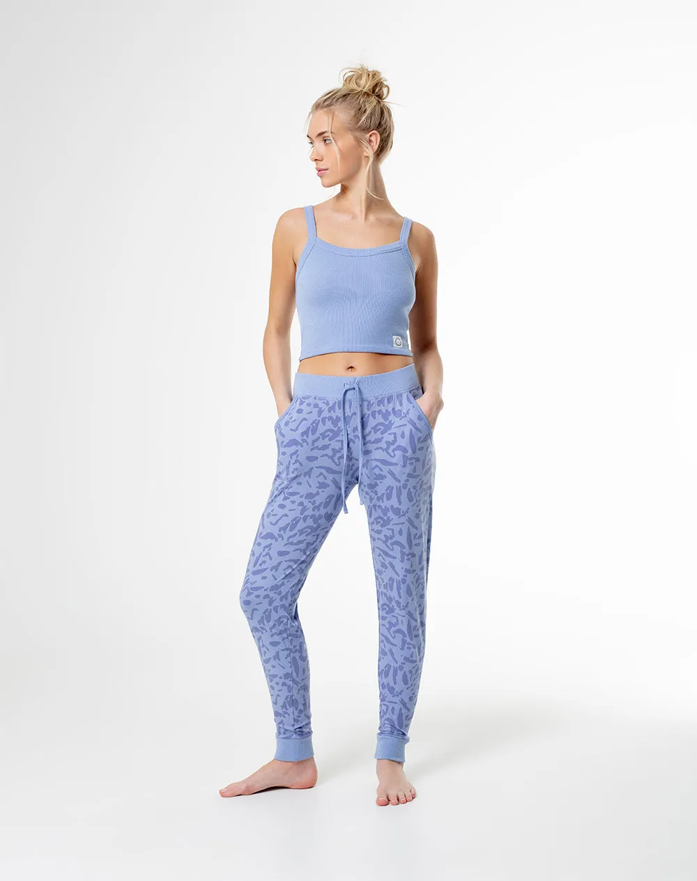 Jogger tiro medio algodón estampado mujer sold by Gef