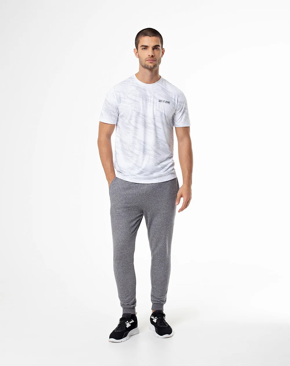 Camiseta deportiva control humedad blanca hombre sold by Gef product image thumbnail 4