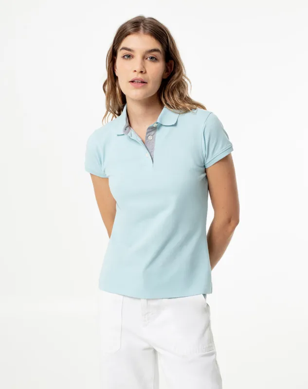 Polo slim fit azul sold by Gef