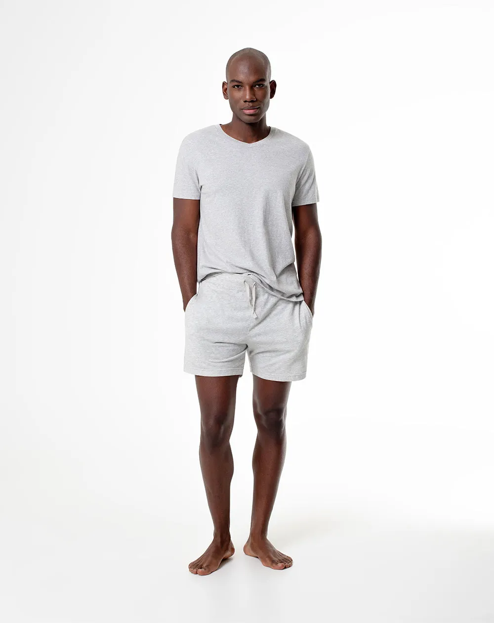 Bermuda de pijama hombre algodón gris sold by Gef product image thumbnail 3