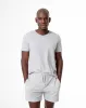 Bermuda regular fit gris jaspeada sold by Gef