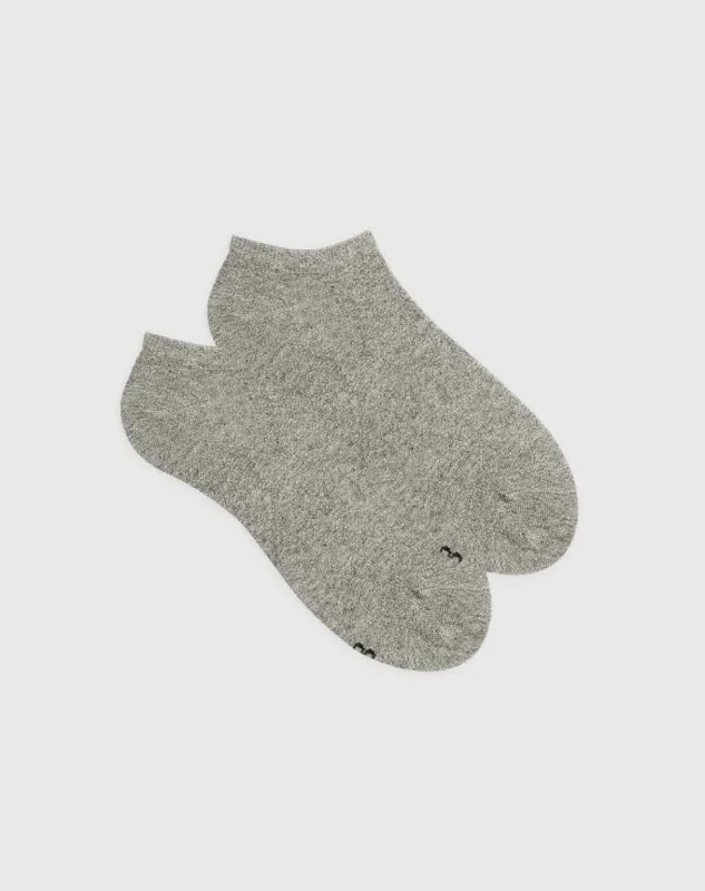 Medias tobilleras gris jaspe sold by Gef