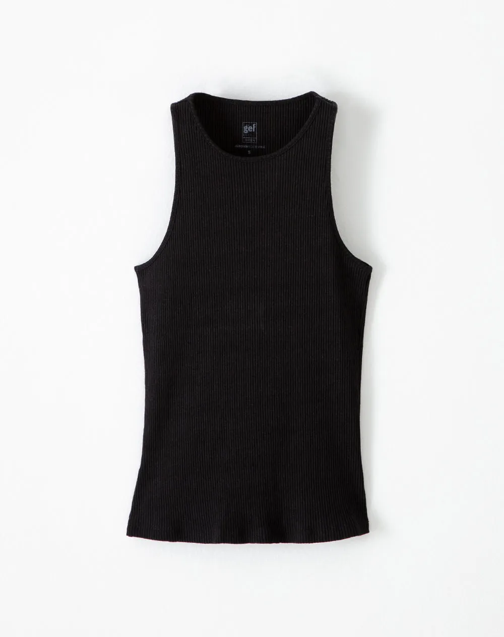 Camiseta esqueleto slim rib algodón negra mujer sold by Gef product image thumbnail 5