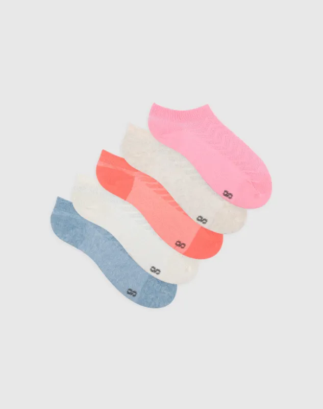Medias niña tobillera corta pack x5 surtido sold by Gef