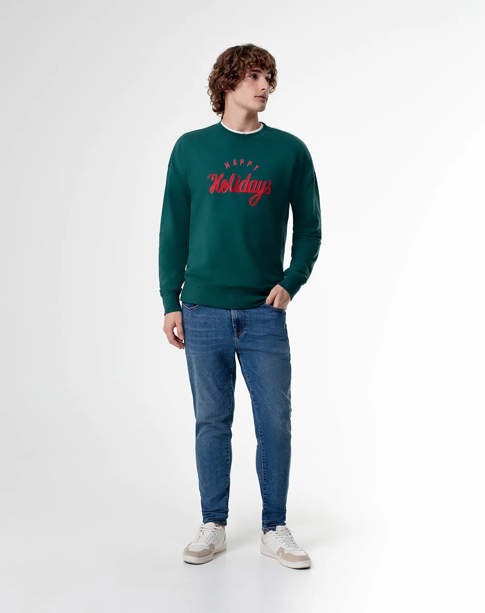 Buzo regular fit verde sold by Gef product image thumbnail 4