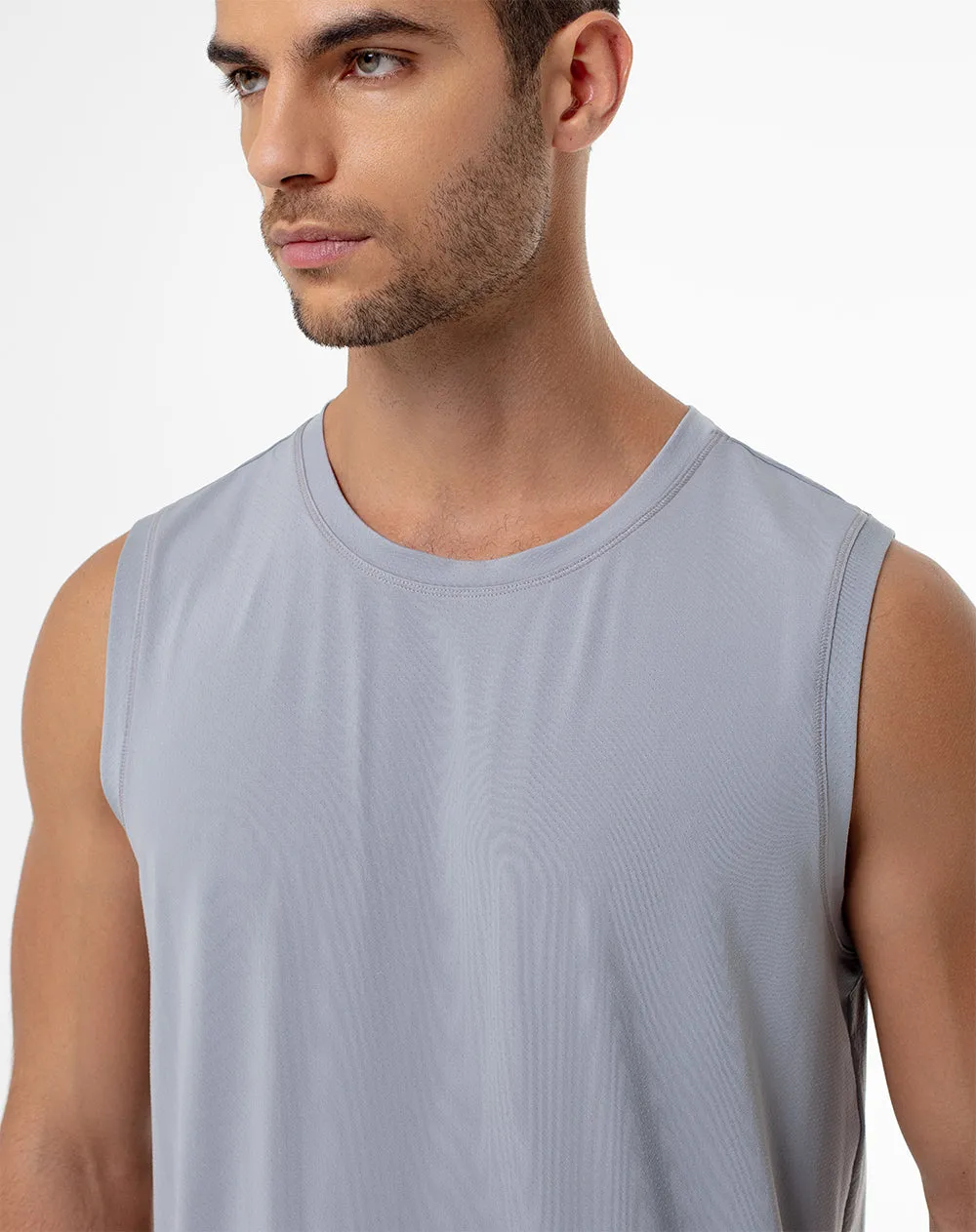 Camisilla deportiva secado rápido gris hombre sold by Gef product image thumbnail 3