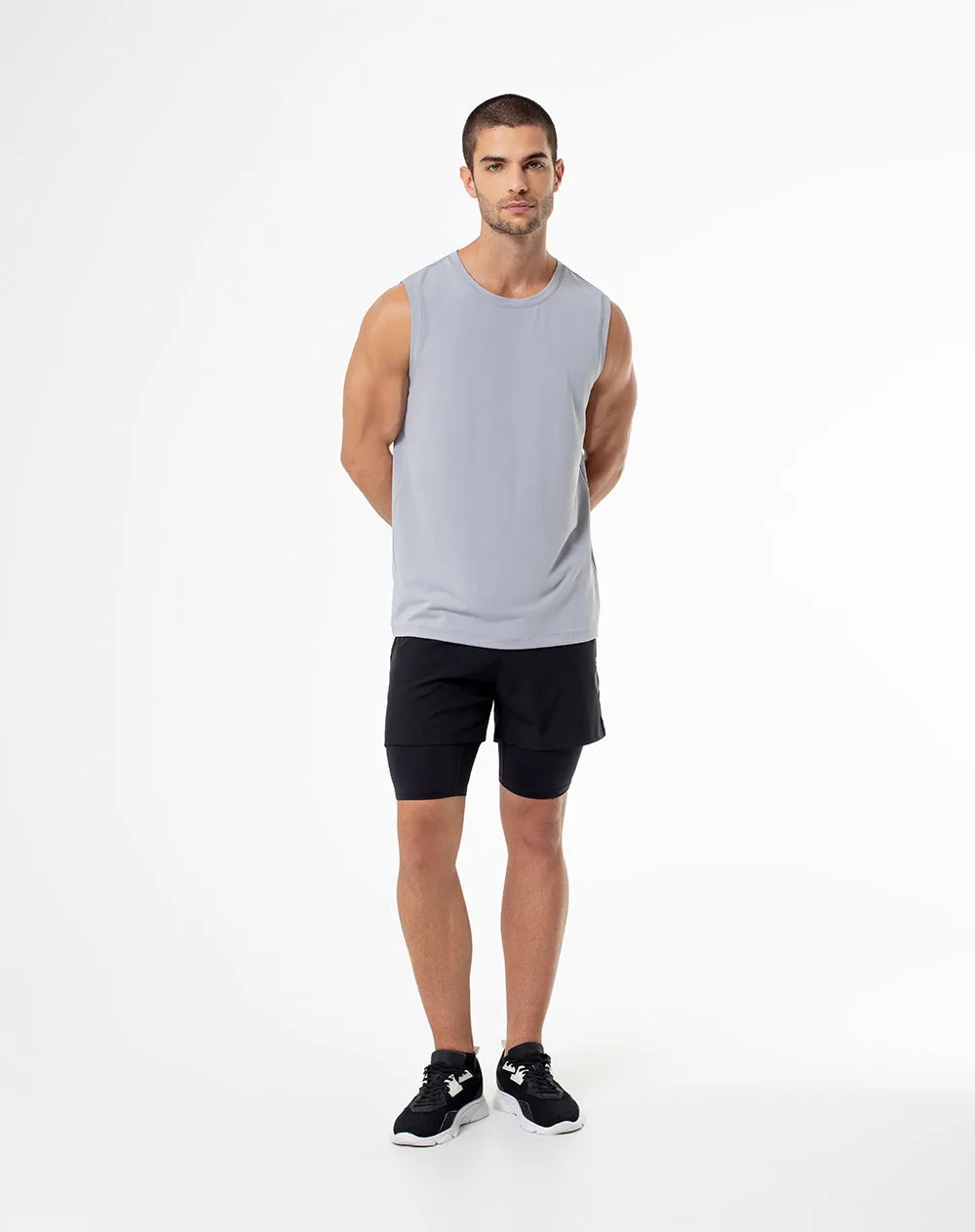Camisilla deportiva secado rápido gris hombre sold by Gef product image thumbnail 4