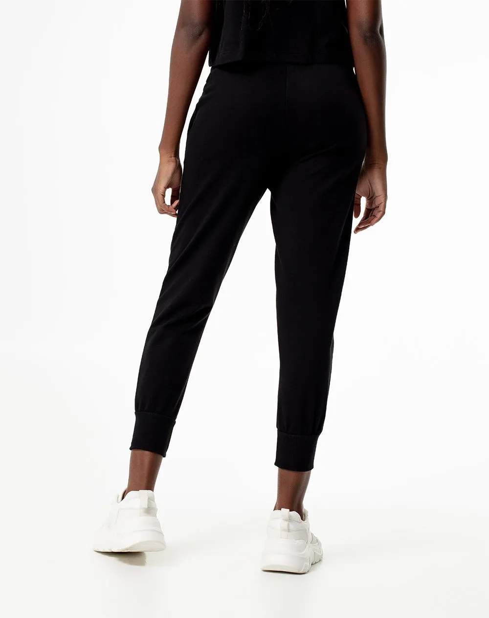 Jogger tiro medio algodón negro mujer sold by Gef product image thumbnail 2