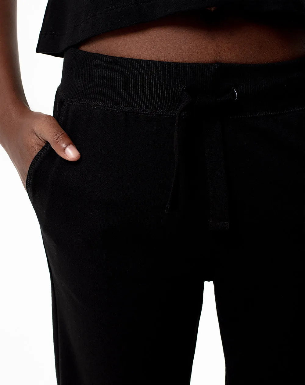 Jogger tiro medio algodón negro mujer sold by Gef product image thumbnail 4
