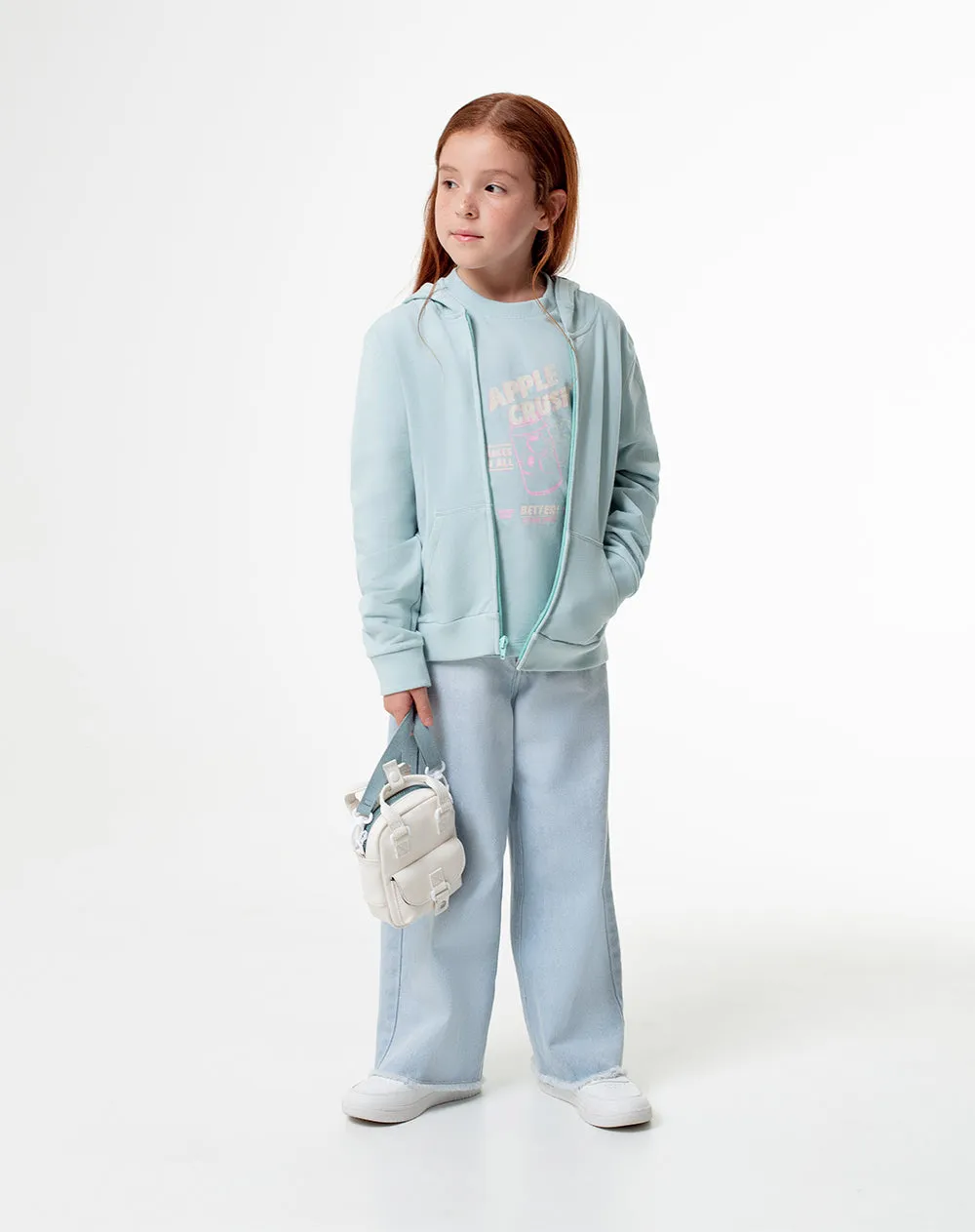 Chaqueta regular fit con capucha azul sold by Gef product image thumbnail 4