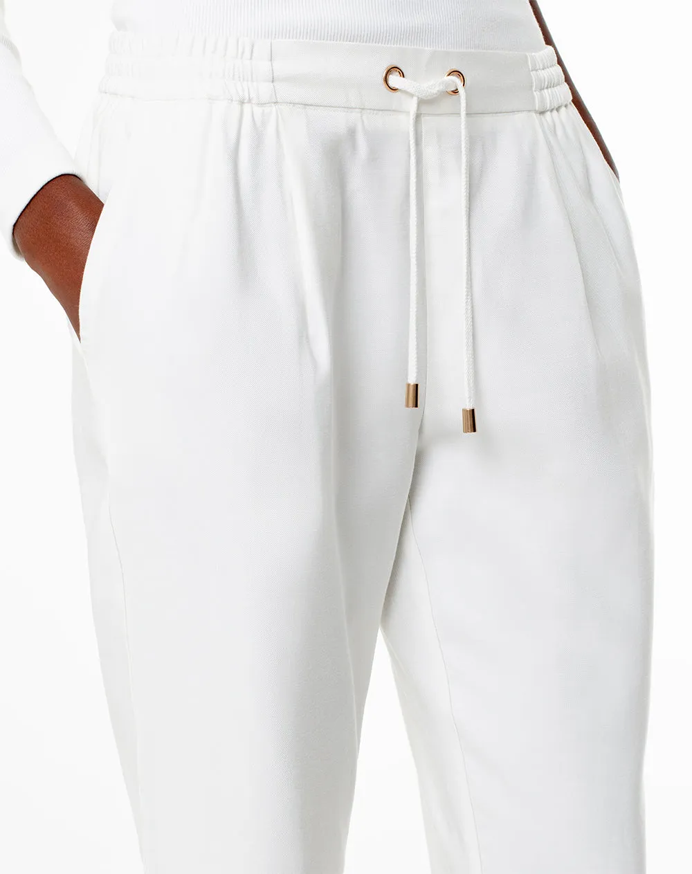 Pantalón recto tiro alto habano mujer sold by Gef product image thumbnail 4