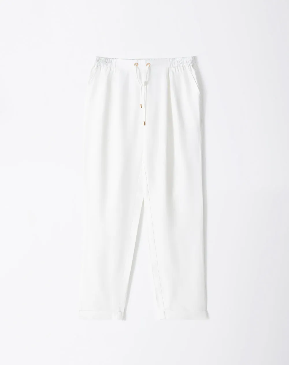 Pantalón recto tiro alto habano mujer sold by Gef product image thumbnail 5