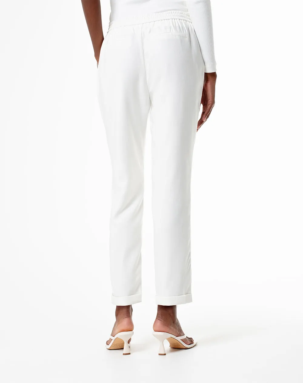 Pantalón recto tiro alto habano mujer sold by Gef product image thumbnail 2