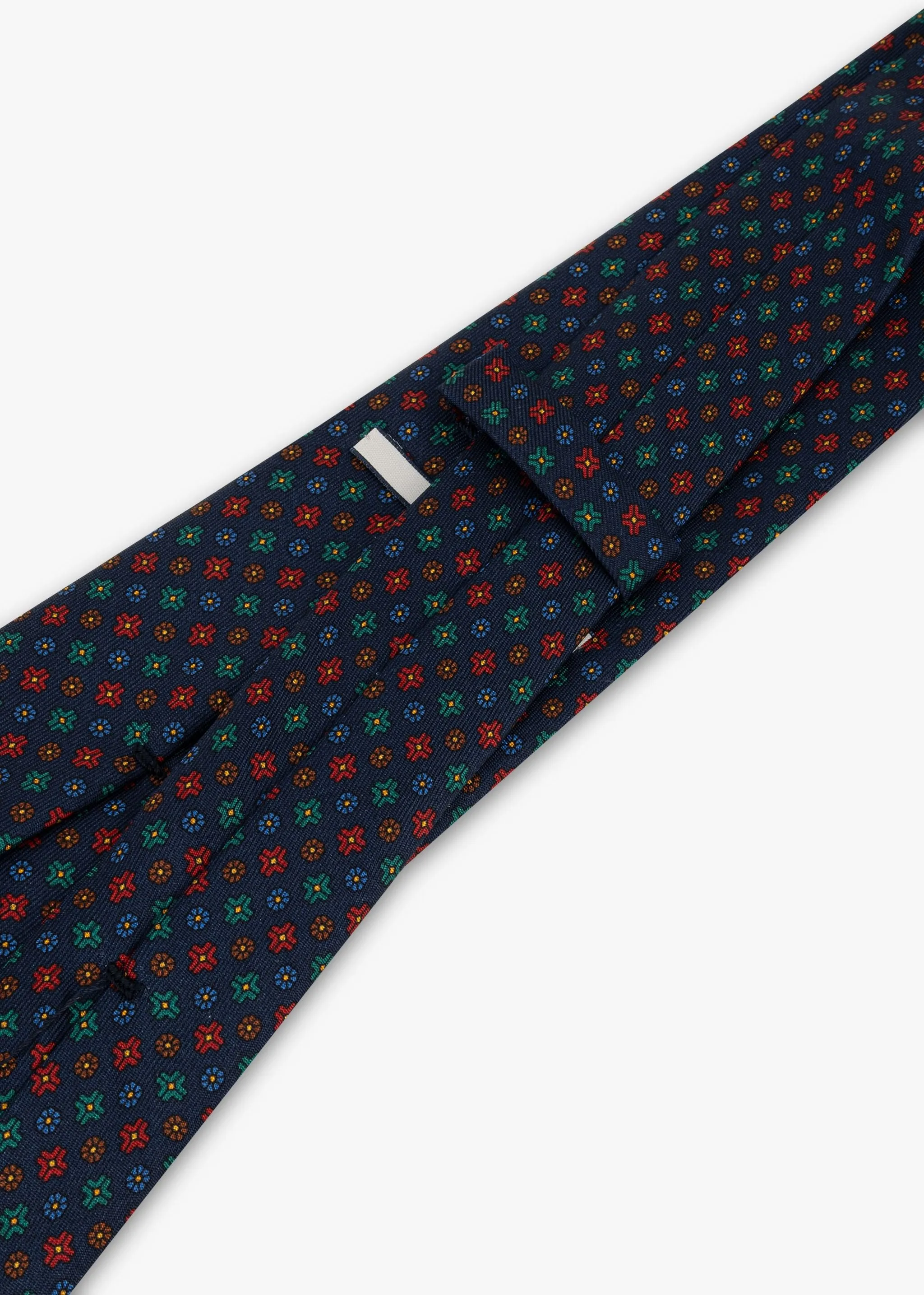 Patterned silk tie sold by Dantendorfer product image thumbnail 2