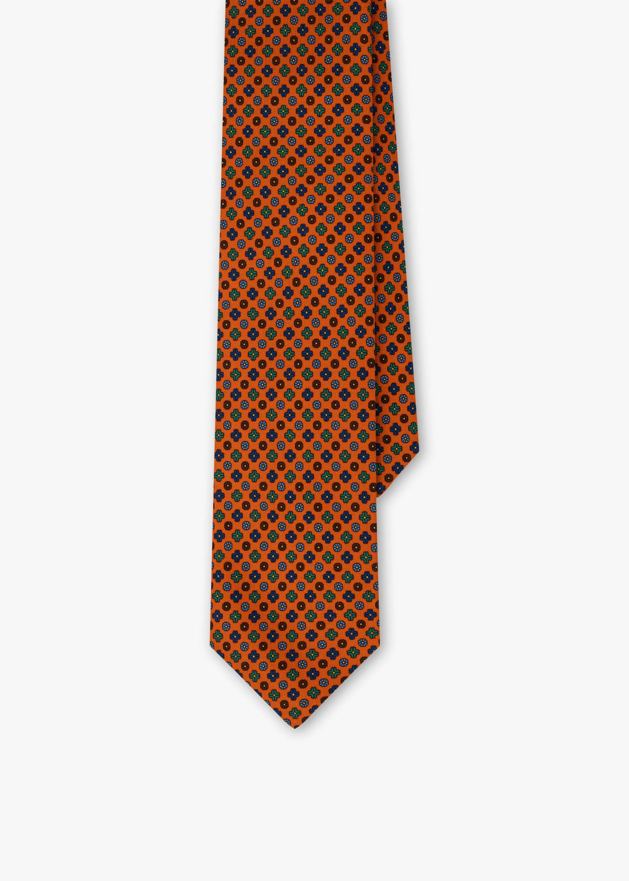 Patterned silk tie sold by Dantendorfer product image thumbnail 3