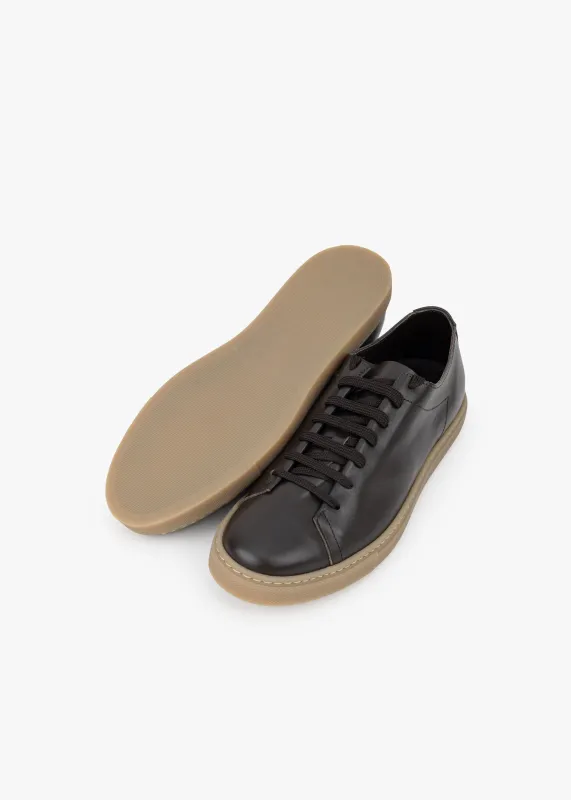 Leather sneakers made by Slowear