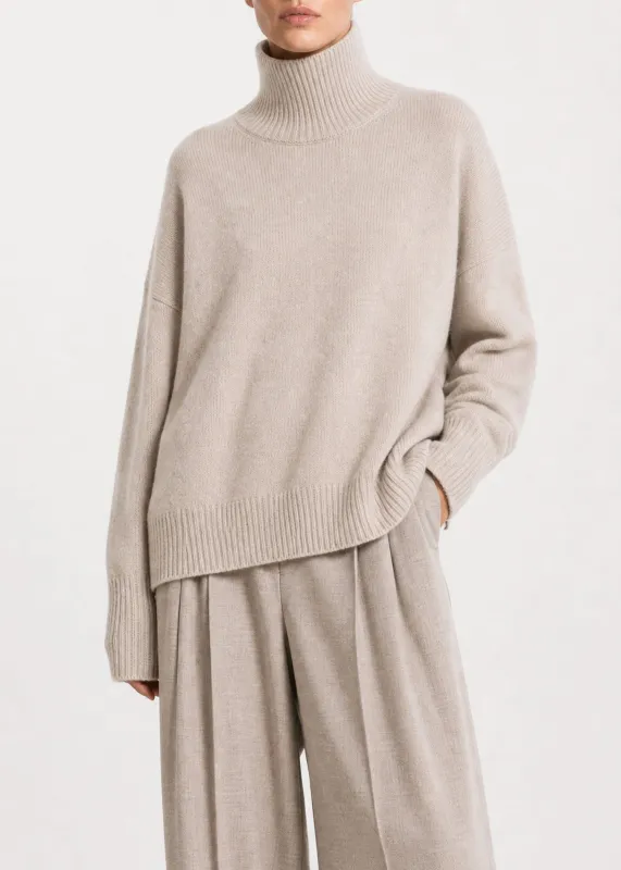 'Heidi' Loose Cashmere Sweater made by Lisa Yang