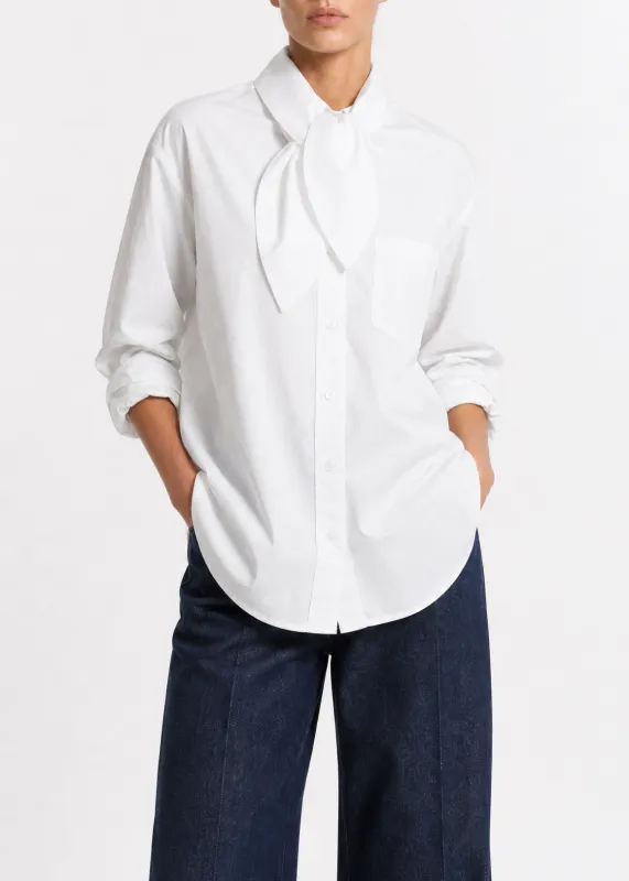 Long Blouse With Bow Collar made by Dantendorfer