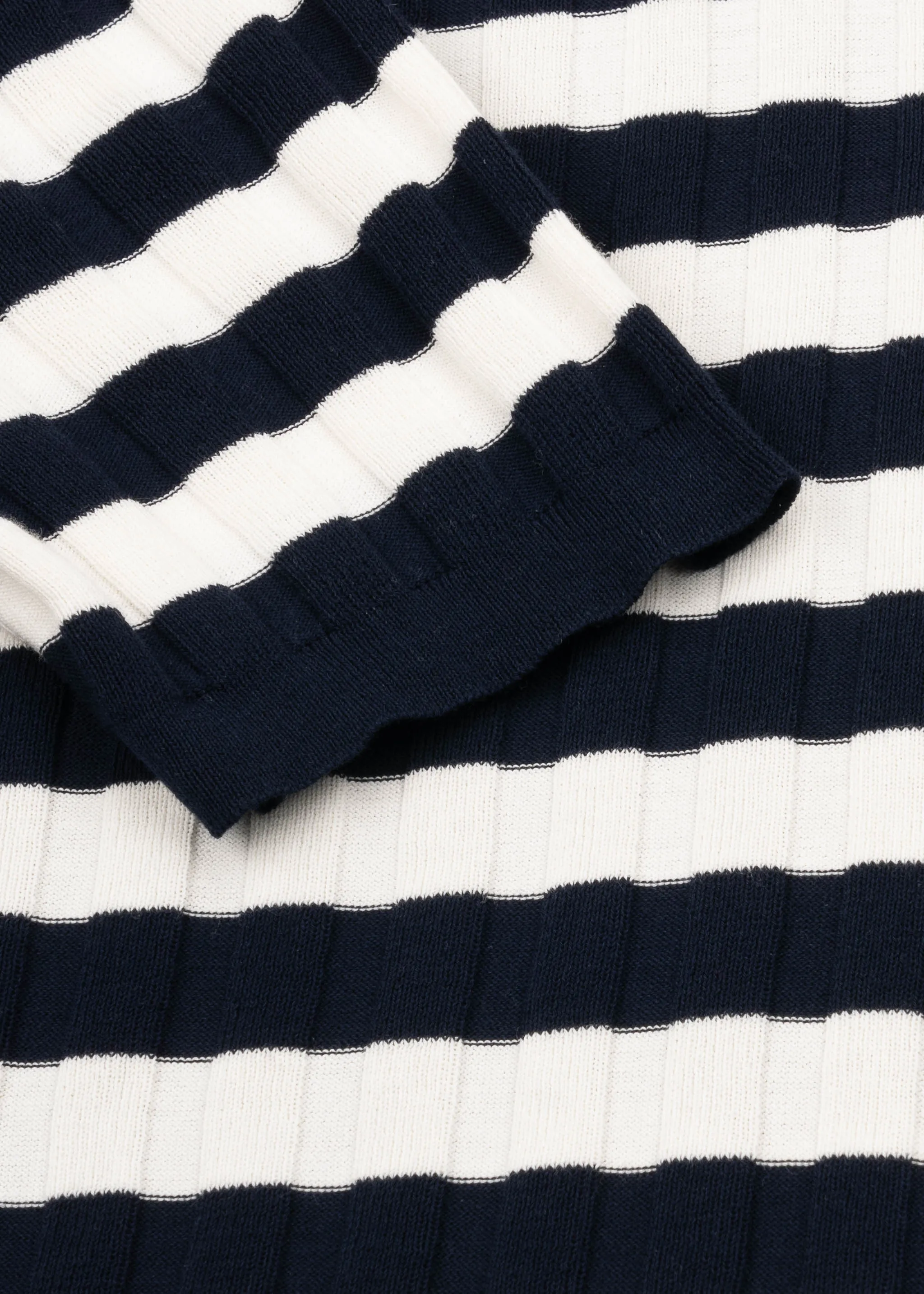 Striped Short-sleeved Knitted Sweater sold by Dantendorfer product image thumbnail 4
