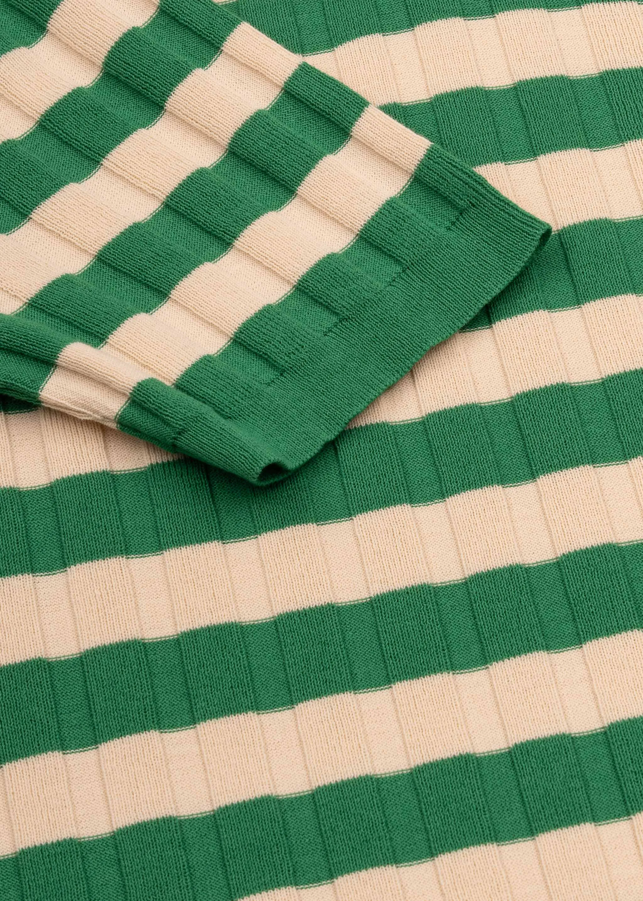 Striped Short-sleeved Knitted Sweater sold by Dantendorfer product image thumbnail 4