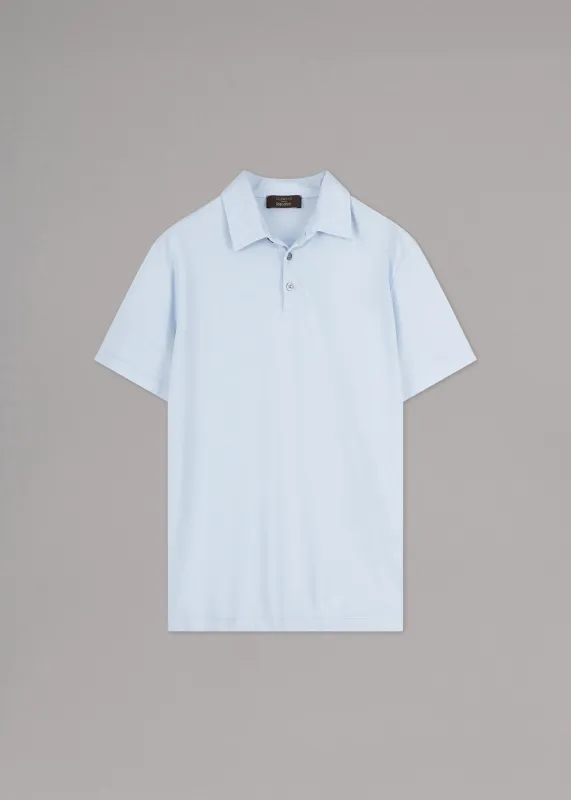 'Ice Cotton' slim-fit polo shirt made by Zanone