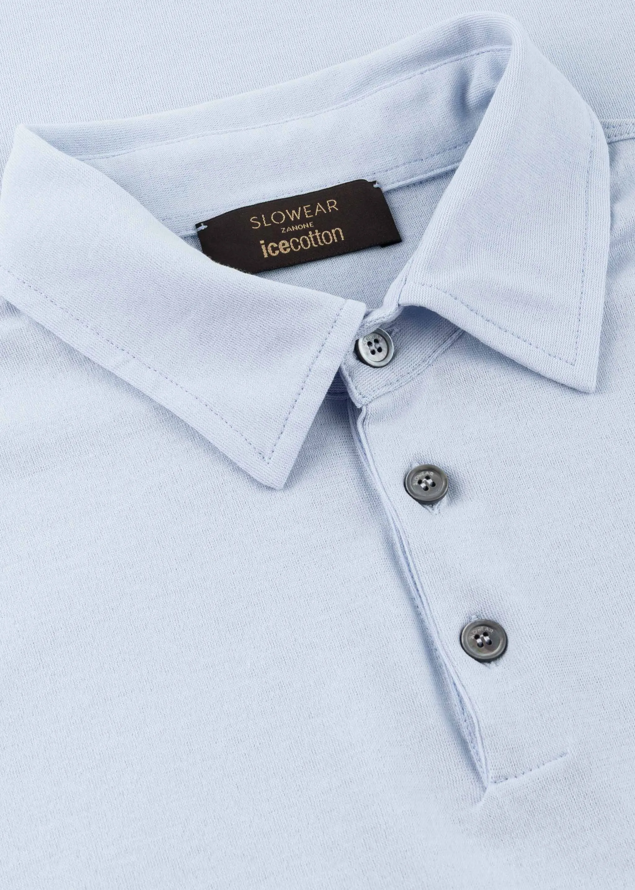 'Ice Cotton' slim-fit polo shirt sold by Dantendorfer product image thumbnail 2