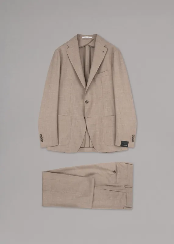 Wool-silk suit made by Tagliatore