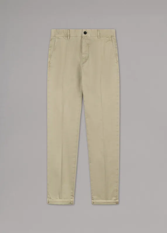 'Slacks' cotton chino made by Incotex
