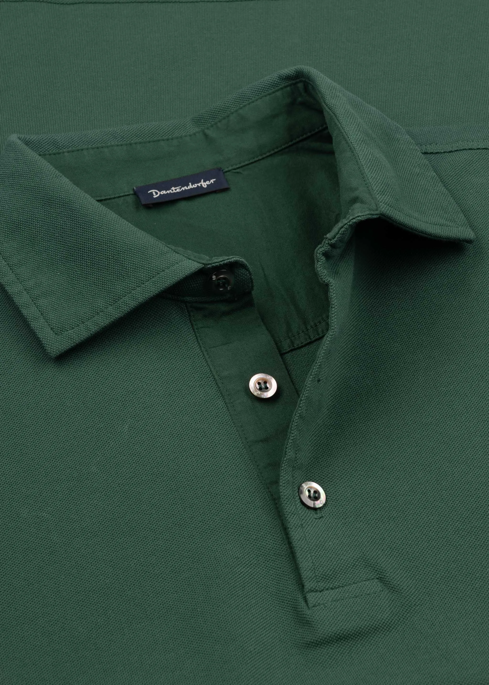 Short-Sleeved Piqué Polo Shirt sold by Dantendorfer product image thumbnail 2