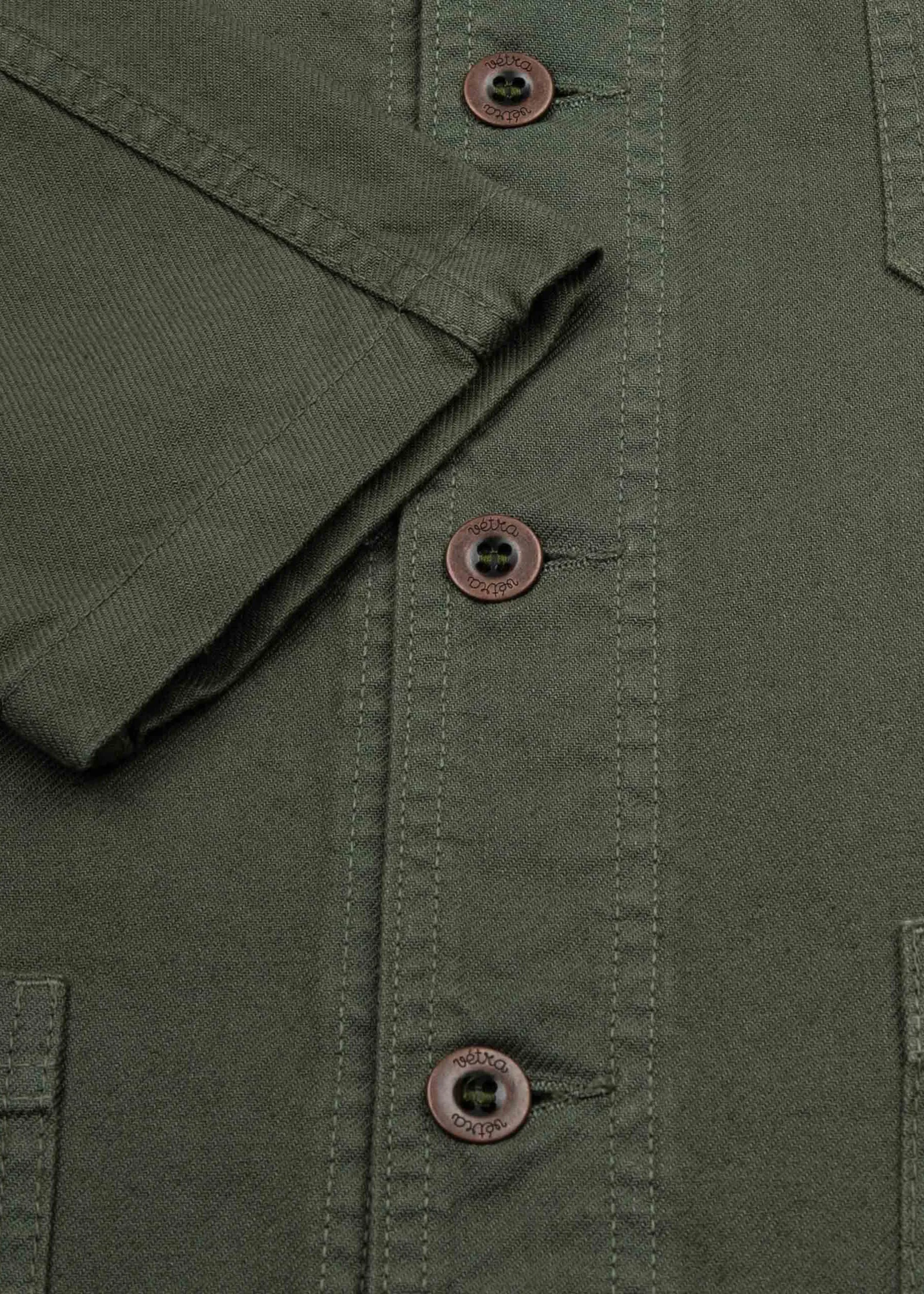 'Weaved Workwear' Cotton Jacket sold by Dantendorfer product image thumbnail 3