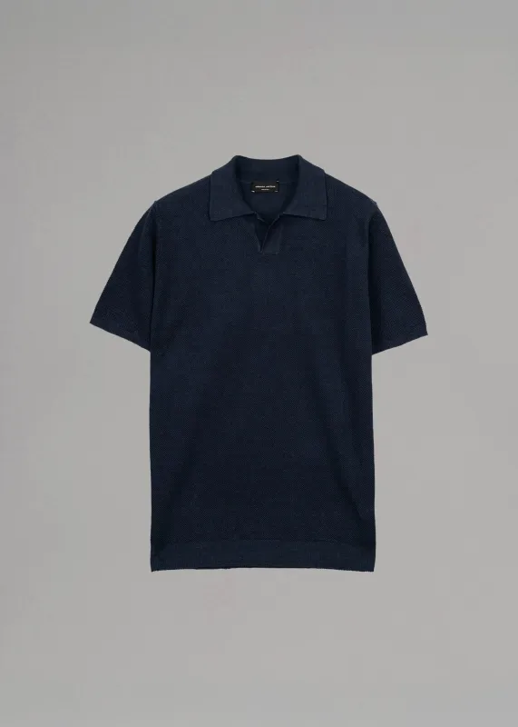 Linen Polo Shirt made by Roberto Collina
