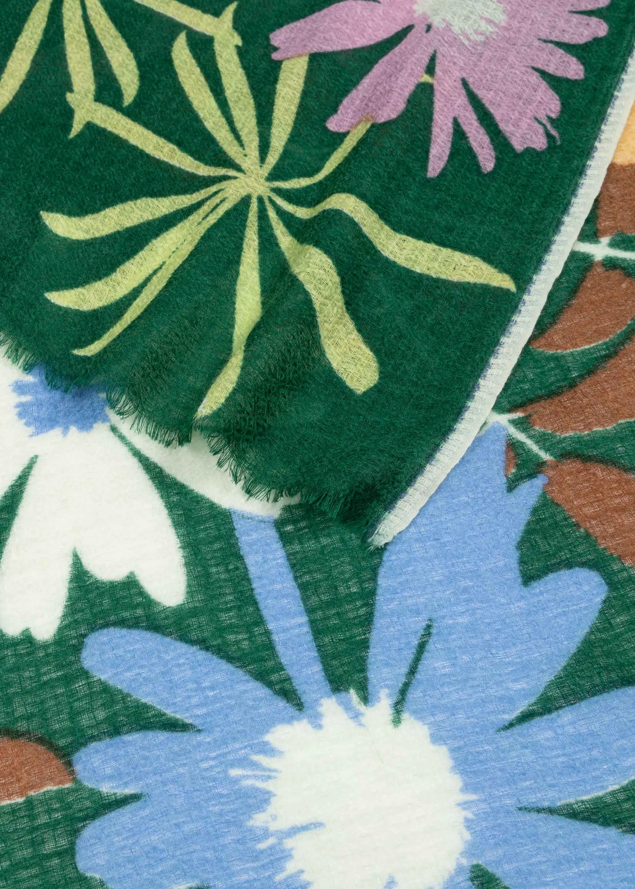 Patterned scarf sold by Dantendorfer product image thumbnail 3
