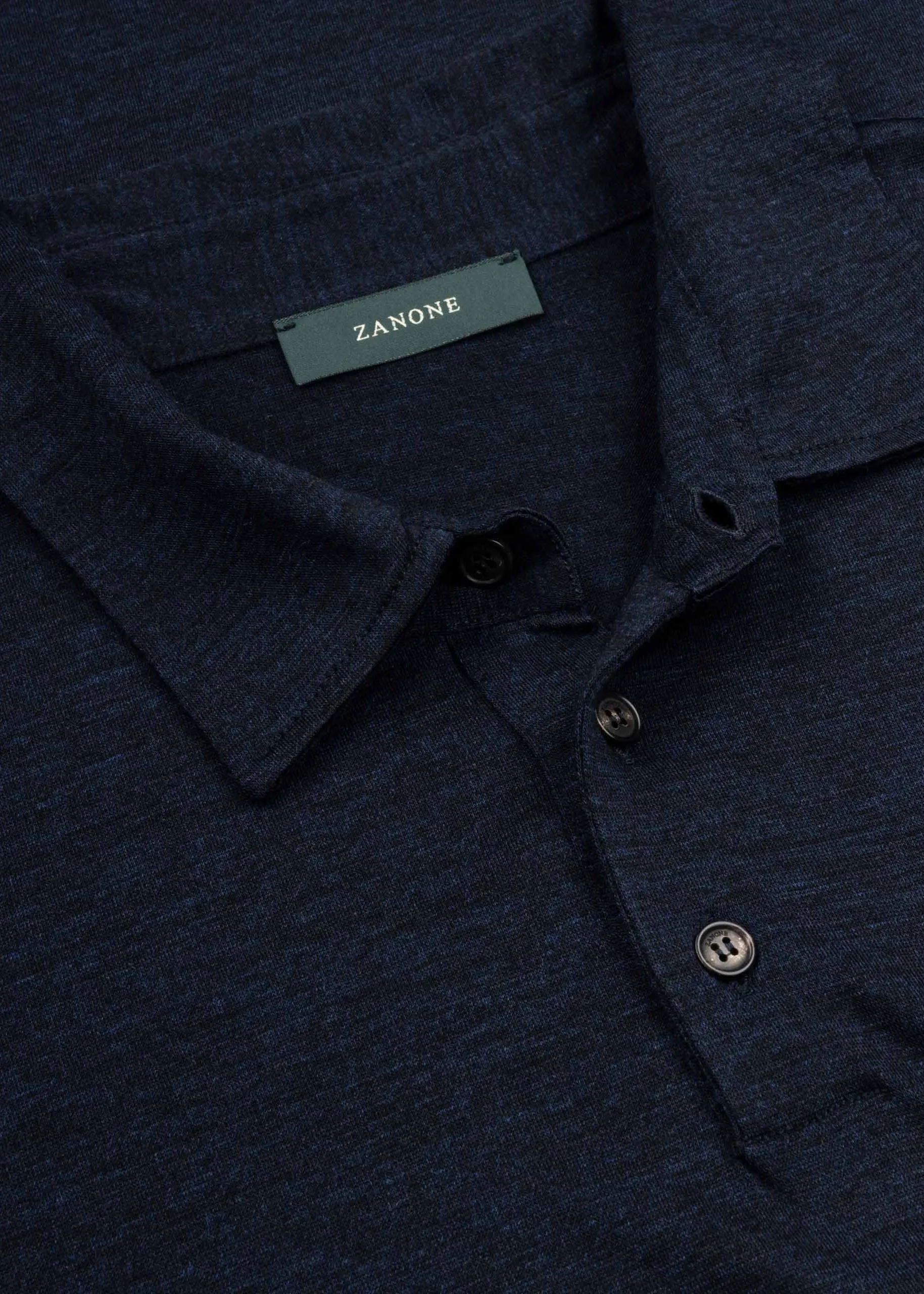 Lightweight wool Polo Shirt sold by Dantendorfer product image thumbnail 2
