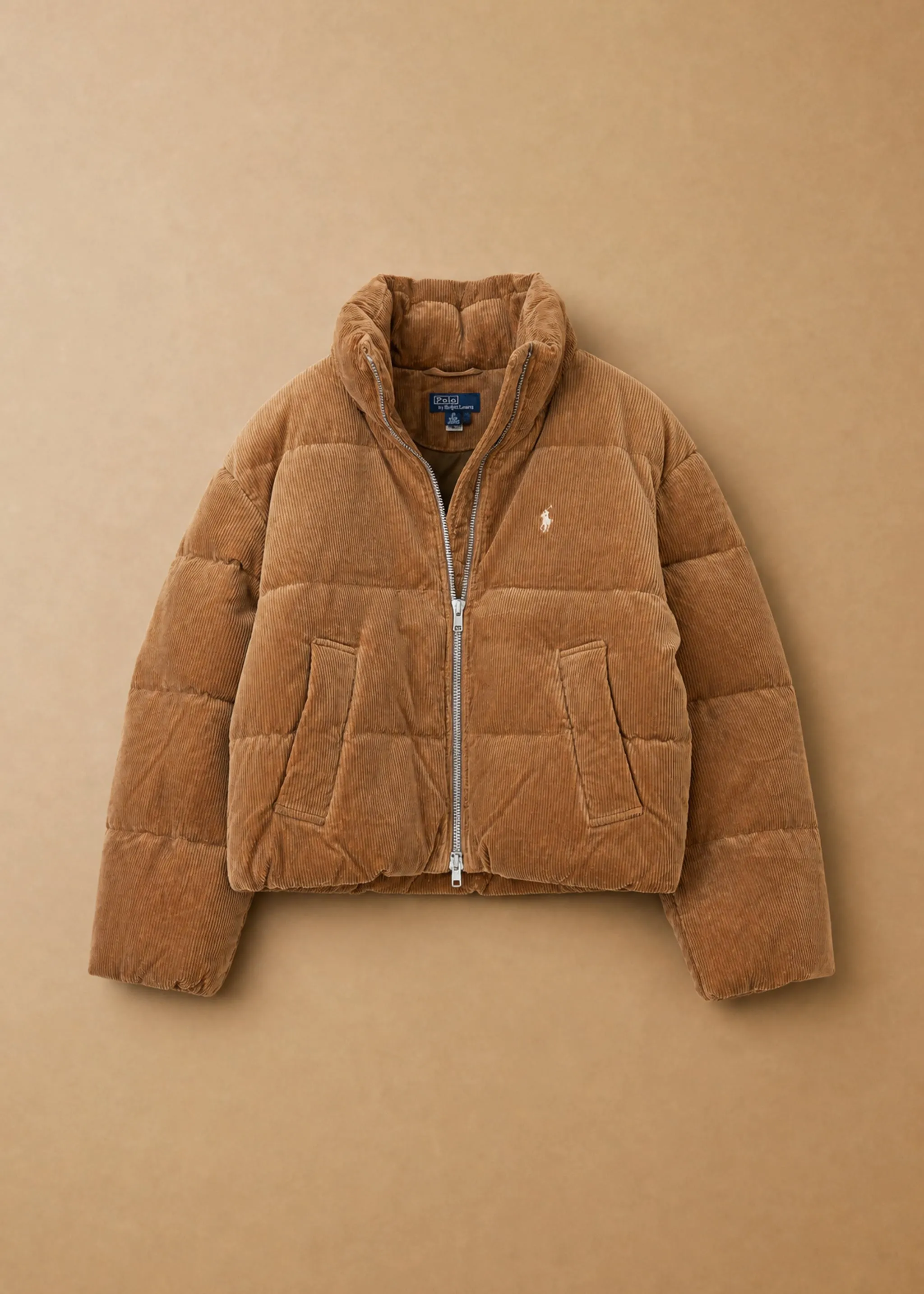 Short corduroy puffer jacket sold by Dantendorfer