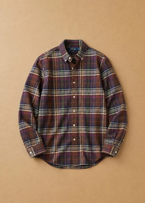 Checked Custom-Fit Oxford Shirt made by Polo by Ralph Lauren
