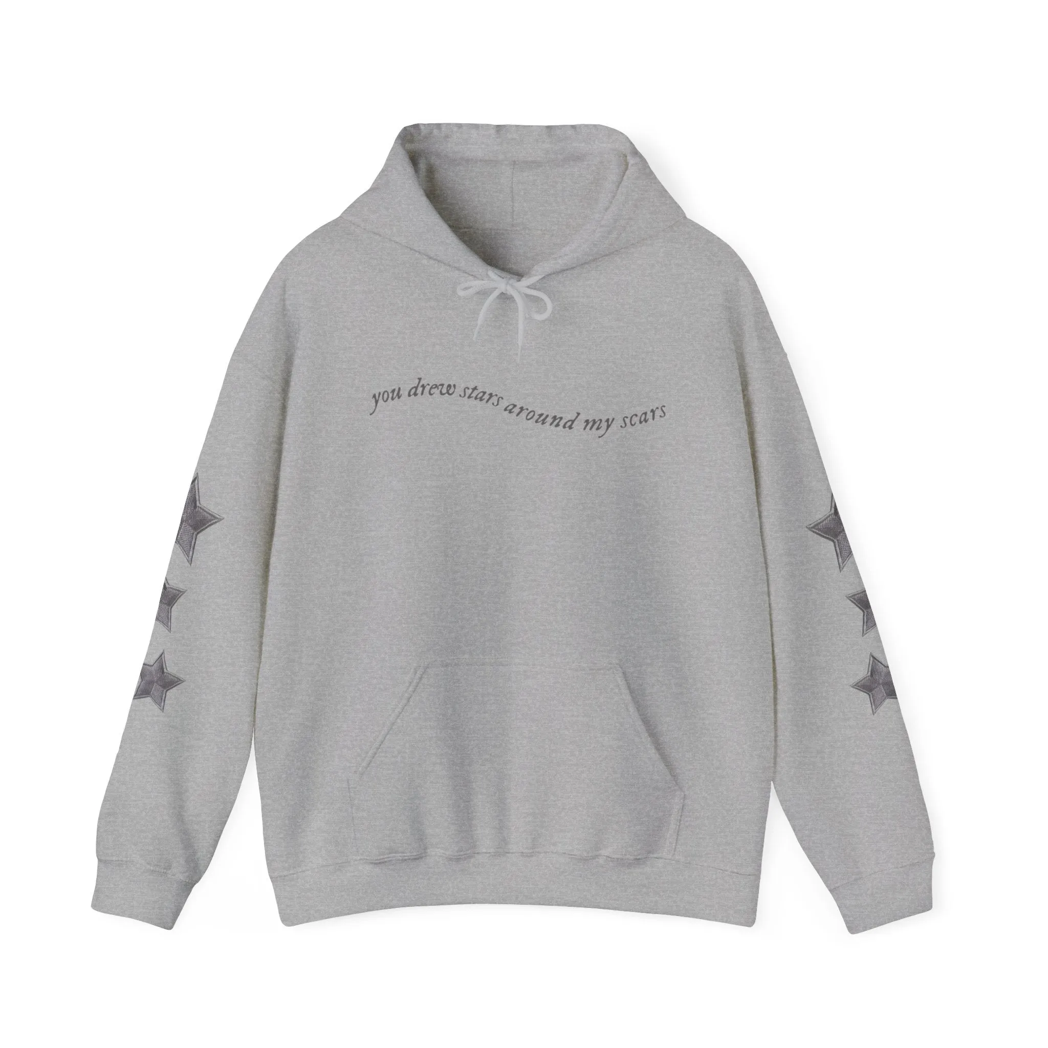 You Drew Stars Around My Scars Hoodie sold by Rose Blush Studio product image thumbnail 5