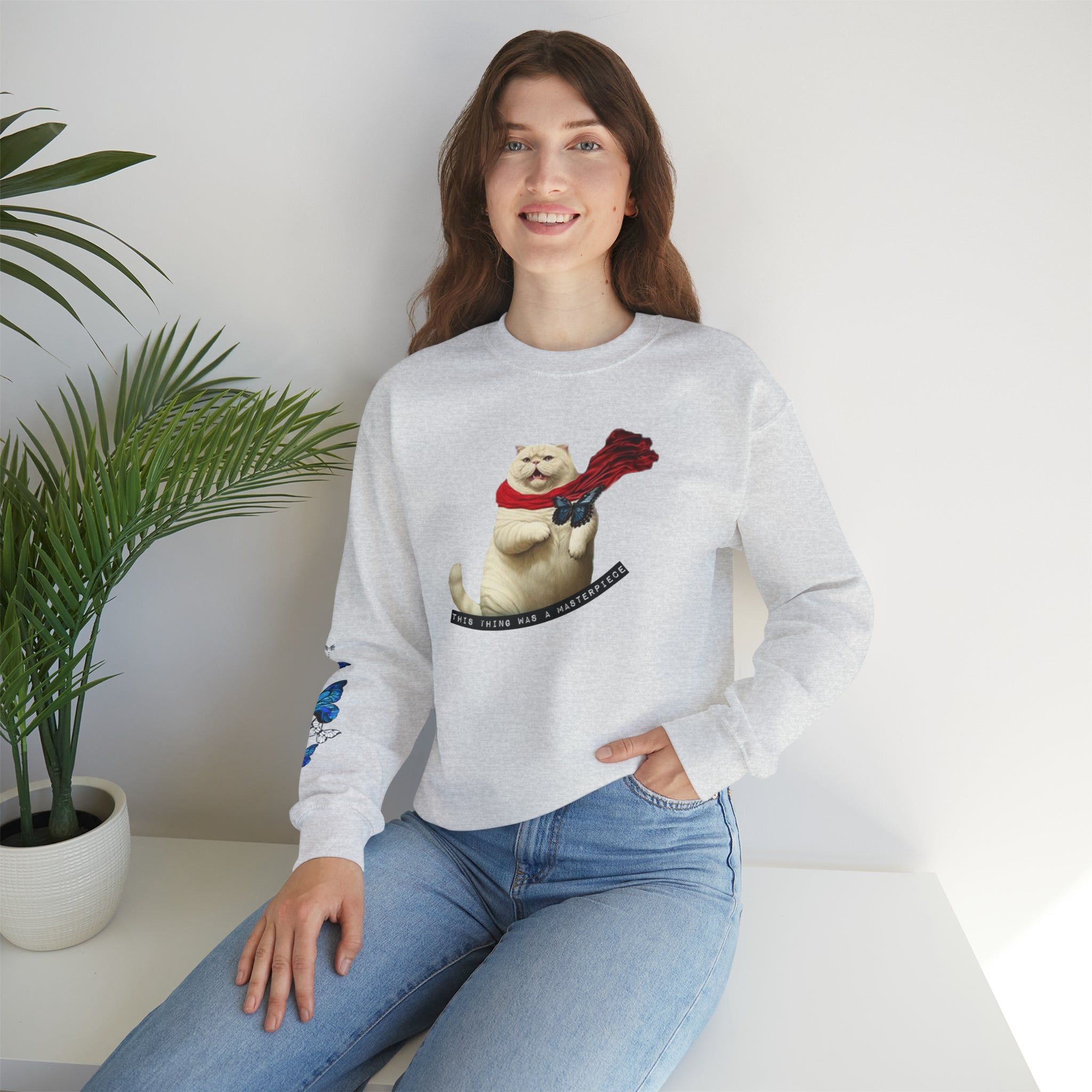 This Thing Was a Masterpiece Crewneck Sweatshirt sold by Rose Blush Studio