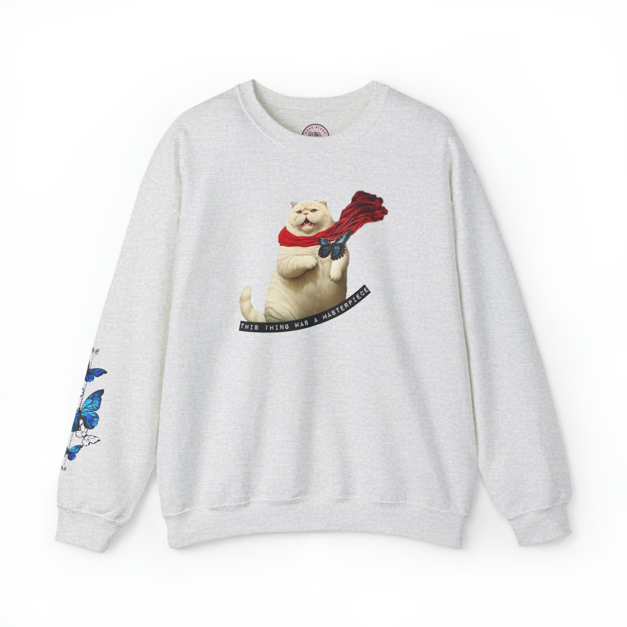 This Thing Was a Masterpiece Crewneck Sweatshirt sold by Rose Blush Studio product image thumbnail 4