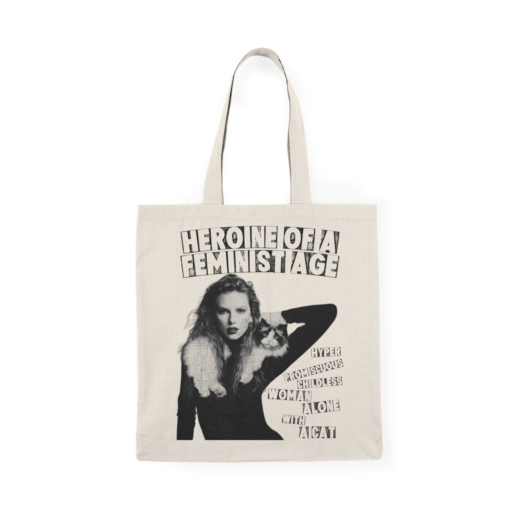Heroine of a Feminist Age Natural Tote Bag sold by Rose Blush Studio product image thumbnail 2