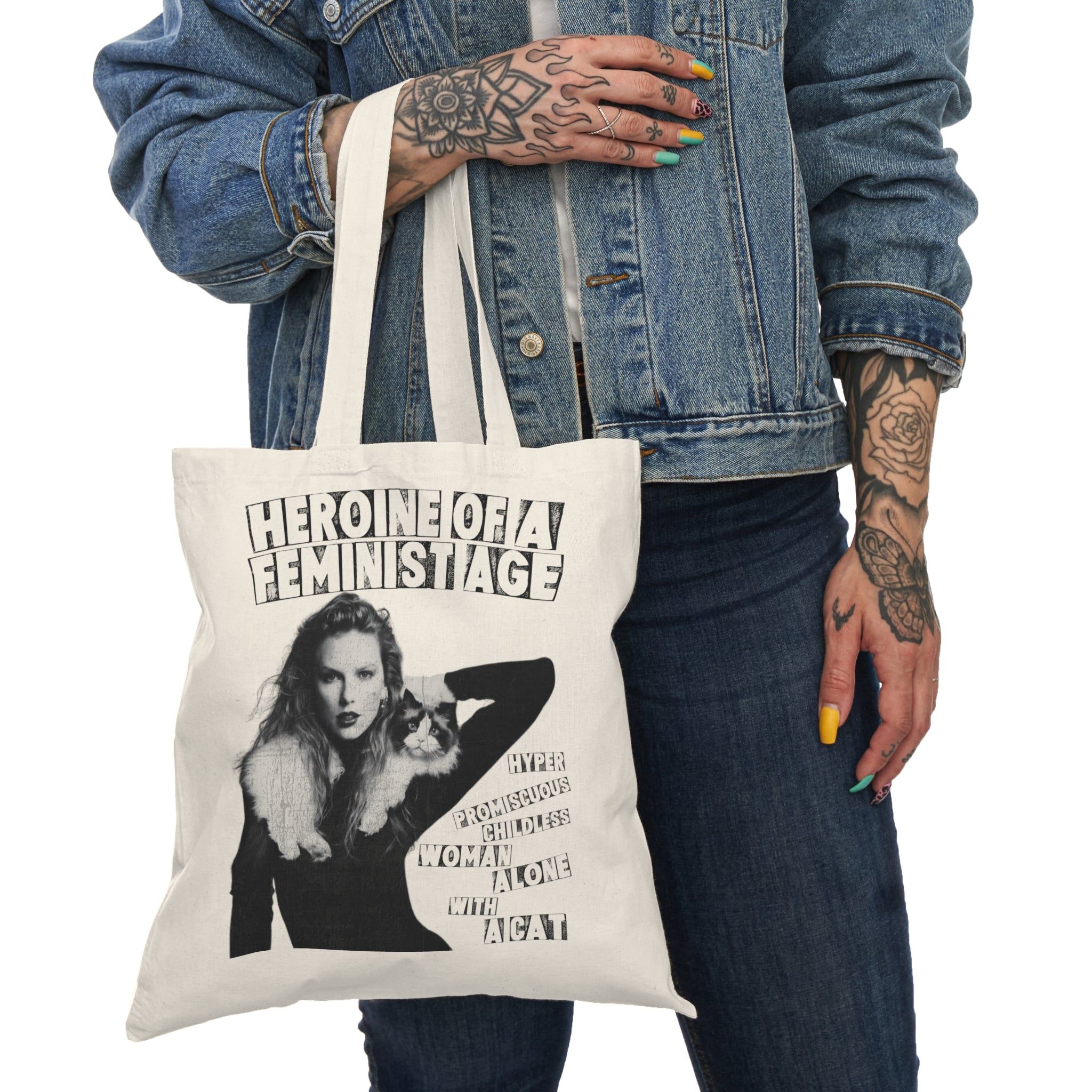 Heroine of a Feminist Age Natural Tote Bag sold by Rose Blush Studio