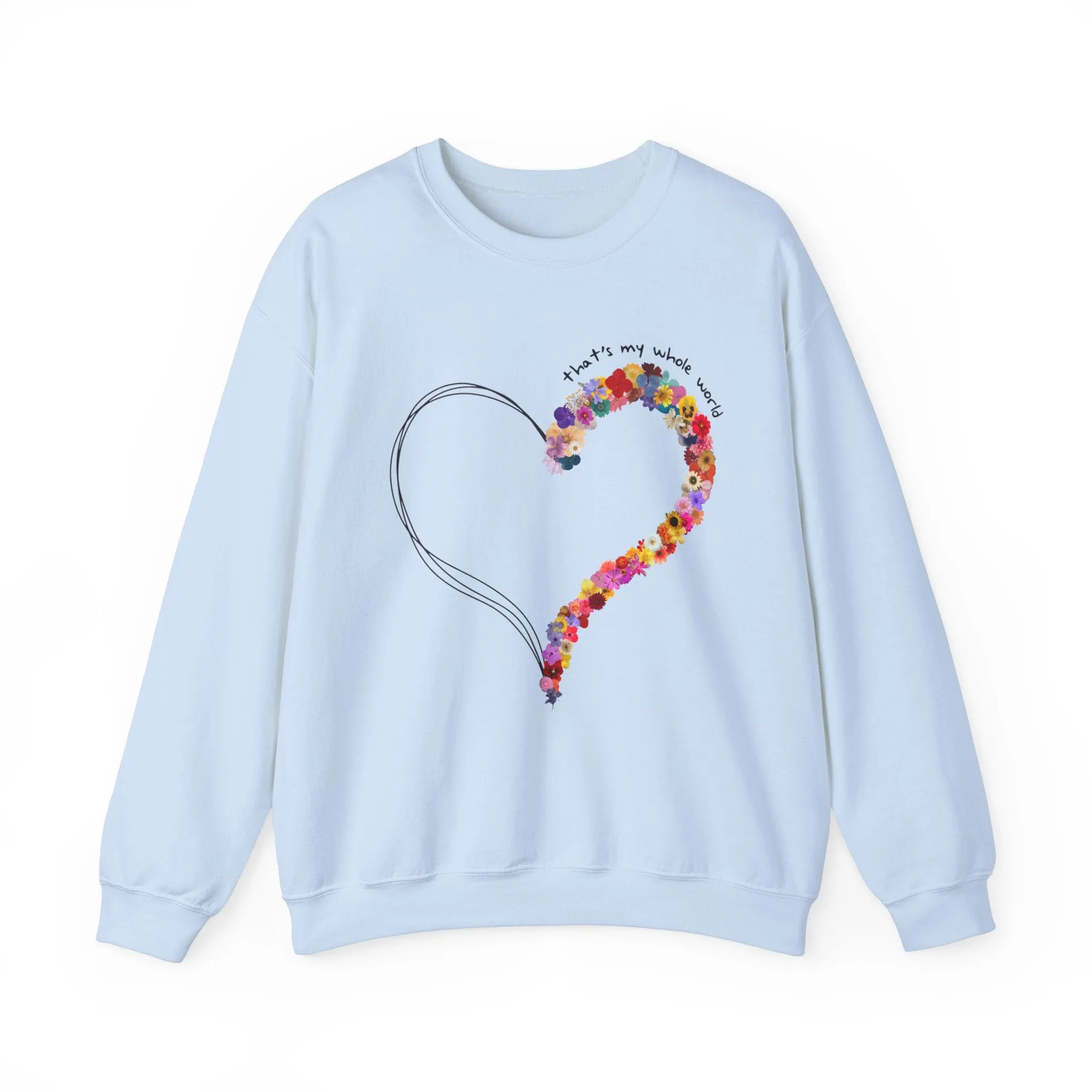 That's my Whole World Crewneck Sweatshirt sold by Rose Blush Studio product image thumbnail 5