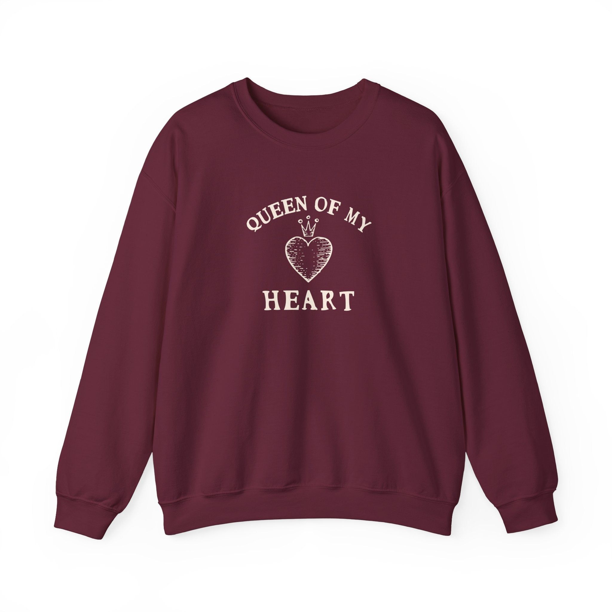 Queen of my Heart Sweater sold by Rose Blush Studio