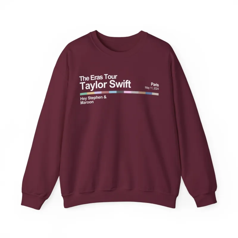 Paris Night 3 Crewneck Sweatshirt sold by Rose Blush Studio