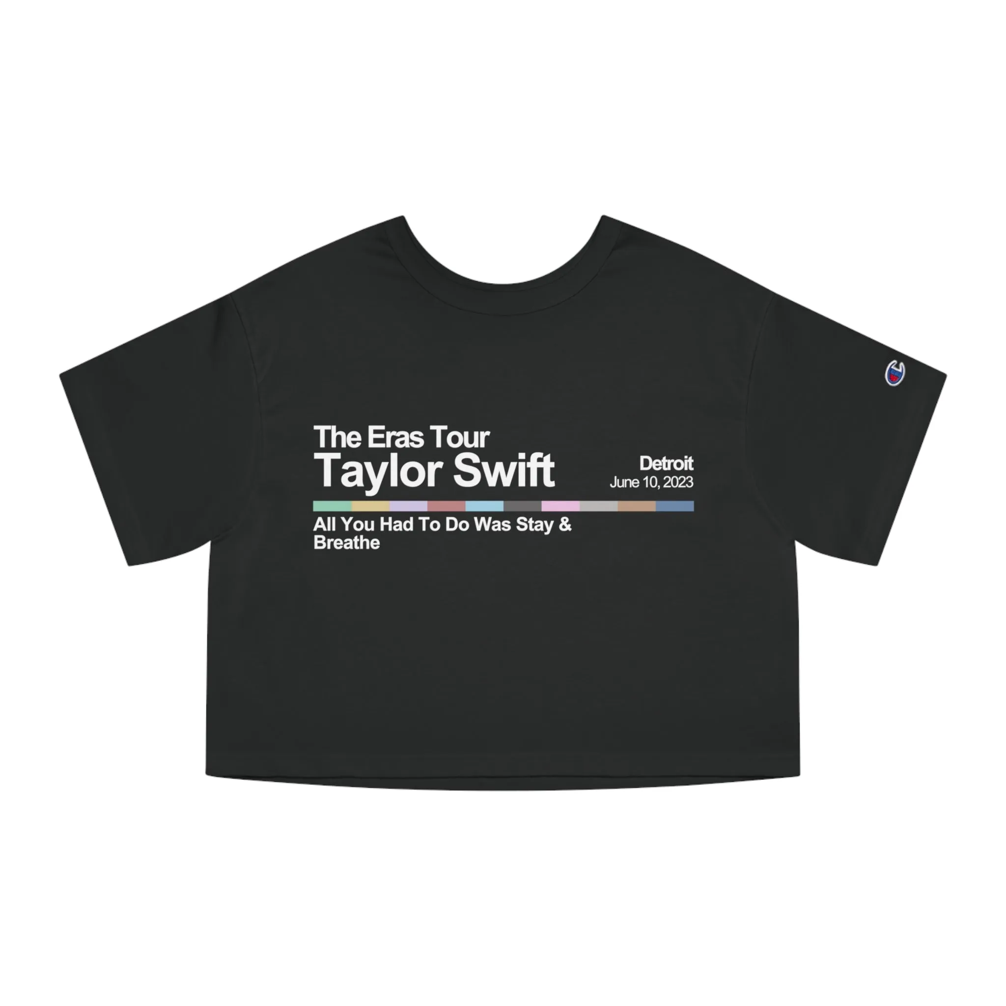 Detroit Night 2 Cropped T-Shirt sold by Rose Blush Studio product image thumbnail 4